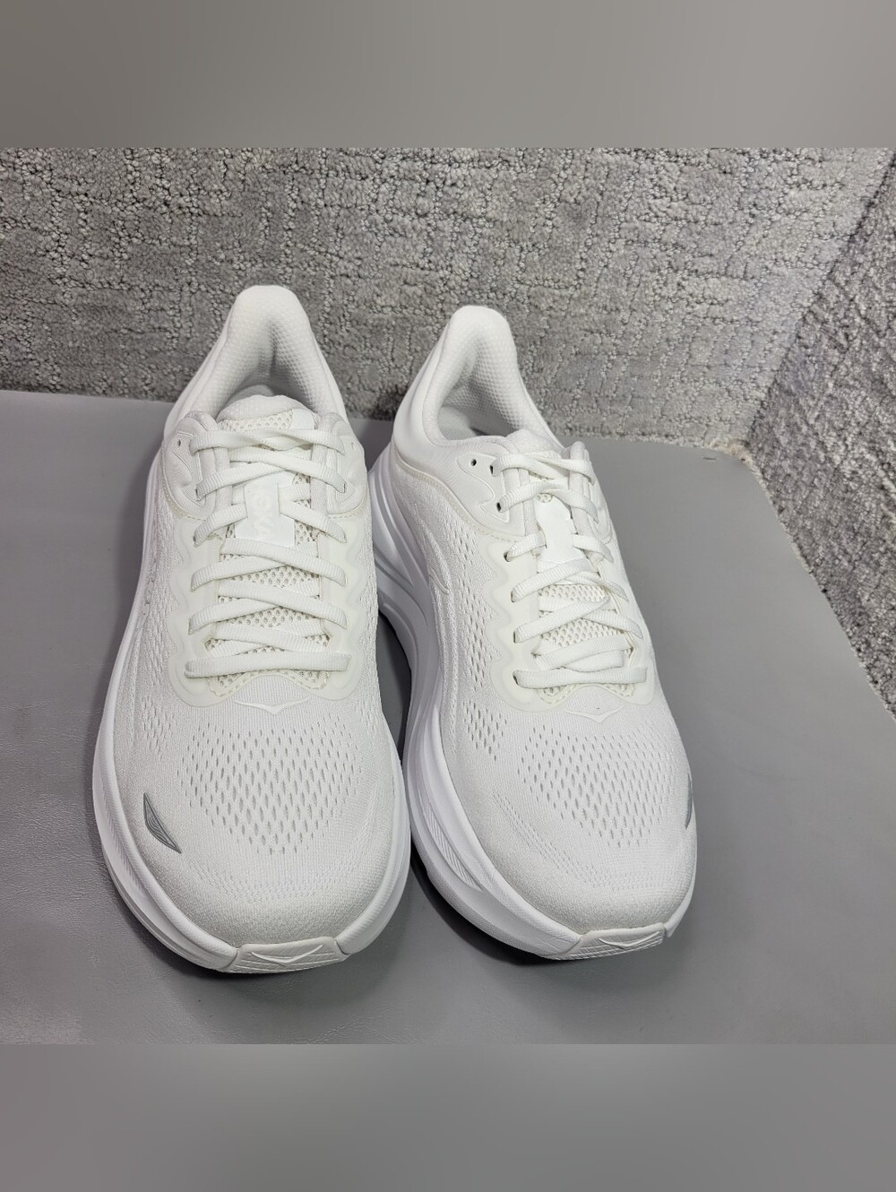 Hoka One One Bondi 9 Wide Womens Size US 8.5D White Atletic Running Sneakers - Picture 12 of 13